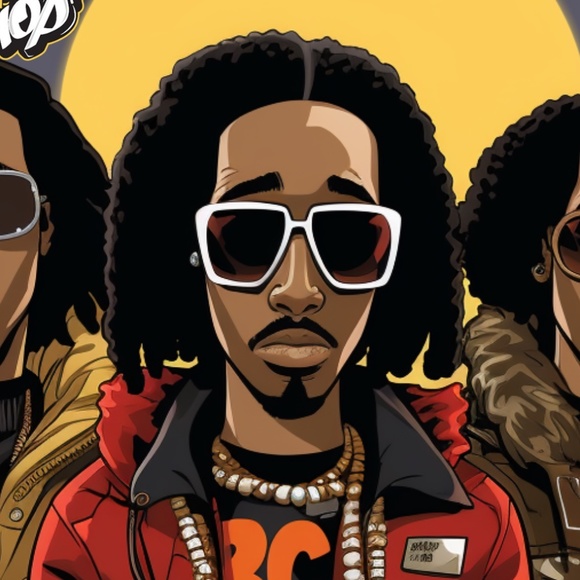 The Migos 50th Anniversary of Hip Hop Poster Print 11x17 - Picture 2 of 2